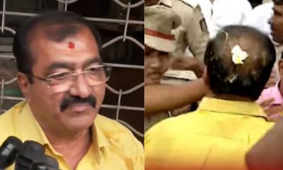 ಬಿಜೆಪಿ ಶಾಸಕ ಬಿ.ಪಿ. ಹರೀಶ್‌ಗೆ ಮೊಟ್ಟೆ ಎಸೆದ ಕಾಂಗ್ರೆಸ್‌ ಕಾರ್ಯಕರ್ತರು