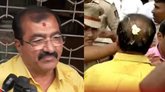 ಬಿಜೆಪಿ ಶಾಸಕ ಬಿ.ಪಿ. ಹರೀಶ್‌ಗೆ ಮೊಟ್ಟೆ ಎಸೆದ ಕಾಂಗ್ರೆಸ್‌ ಕಾರ್ಯಕರ್ತರು