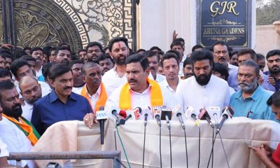 ಮೊದಲು ಬಳ್ಳಾರಿ ಕಾಂಗ್ರೆಸ್‌ ಶಾಸಕನನ್ನು ಒಳಗೆ ಹಾಕಿ: ವಿಜಯೇಂದ್ರ ಕಿಡಿ