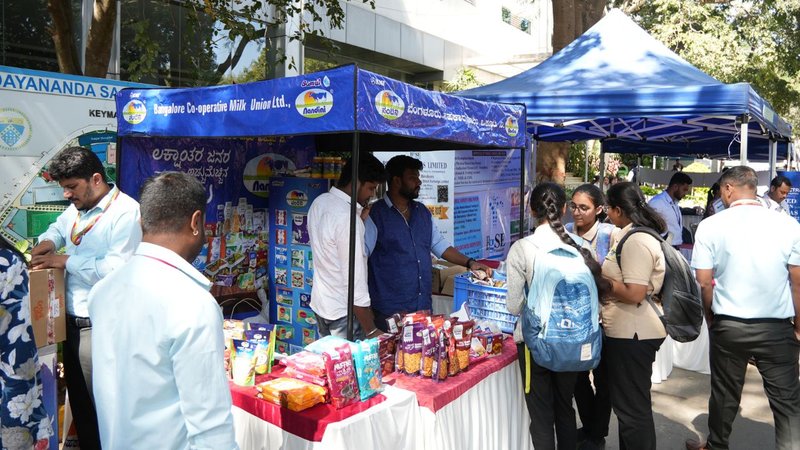 Bamul stall at Dayananda Sagar College
