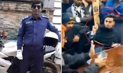 ಹಿಂದೂ ಪೊಲೀಸ್ ಅಧಿಕಾರಿ ಕೊಲೆ ಕುರಿತು  ಹೇಳಿಕೆ ನೀಡಿದ ಬಾಂಗ್ಲಾ ಯುವಕ