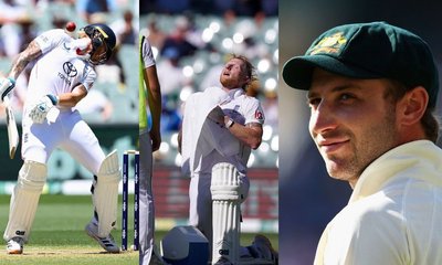 ಮಿಚೆಲ್‌ ಮಾರಕ ಬೌನ್ಸರ್‌, ಬೆನ್‌ ಸ್ಟೋಕ್ಸ್‌ ಪ್ರಾಣ ಕಾಪಾಡಿದ ಹೆಲ್ಮೆಟ್‌!