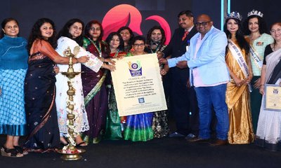 ಒಂದೇ ವೇದಿಕೆಯಲ್ಲಿ 365 ಮಹಿಳೆಯರಿಗೆ ಸನ್ಮಾನ; ರಾಷ್ಟ್ರೀಯ ದಾಖಲೆ ನಿರ್ಮಾಣ
