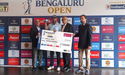 Golf: ಬೆಂಗಳೂರು ಓಪನ್ ಪ್ರಶಸ್ತಿ ಗೆದ್ದ ಖಲೀನ್ ಜೋಶಿ