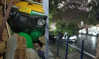 ಬೆಂಗಳೂರಿನಲ್ಲಿ ಭಾರಿ ಮಳೆಗೆ ಗೋಡೆ ಕುಸಿದು ಆಟೋ ಚಾಲಕ ಸಾವು