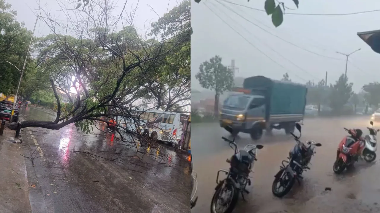 Bengaluru Rains: ಬೆಂಗಳೂರಿನ ಹಲವೆಡೆ ಮಳೆರಾಯನ ಆರ್ಭಟ; ಟ್ರಾಫಿಕ್ ಜಾಮ್‌ನಿಂದ ವಾಹನ ಸವಾರರು ಹೈರಾಣ