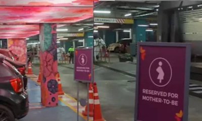 ಬೆಂಗಳೂರು ಮಾಲ್ ನಲ್ಲಿ ತಾಯಂದಿರಿಗಾಗಿ ಪಿಂಕ್ ಪಾರ್ಕಿಂಗ್ ವ್ಯವಸ್ಥೆ