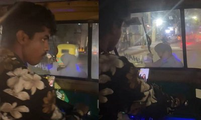 ಆಟೋ ಓಡಿಸುತ್ತಲೇ ರೀಲ್ಸ್‌ ನೋಡುವುದರಲ್ಲಿ ಚಾಲಕ ಬ್ಯುಸಿ; ವಿಡಿಯೊ ಇಲ್ಲಿದೆ