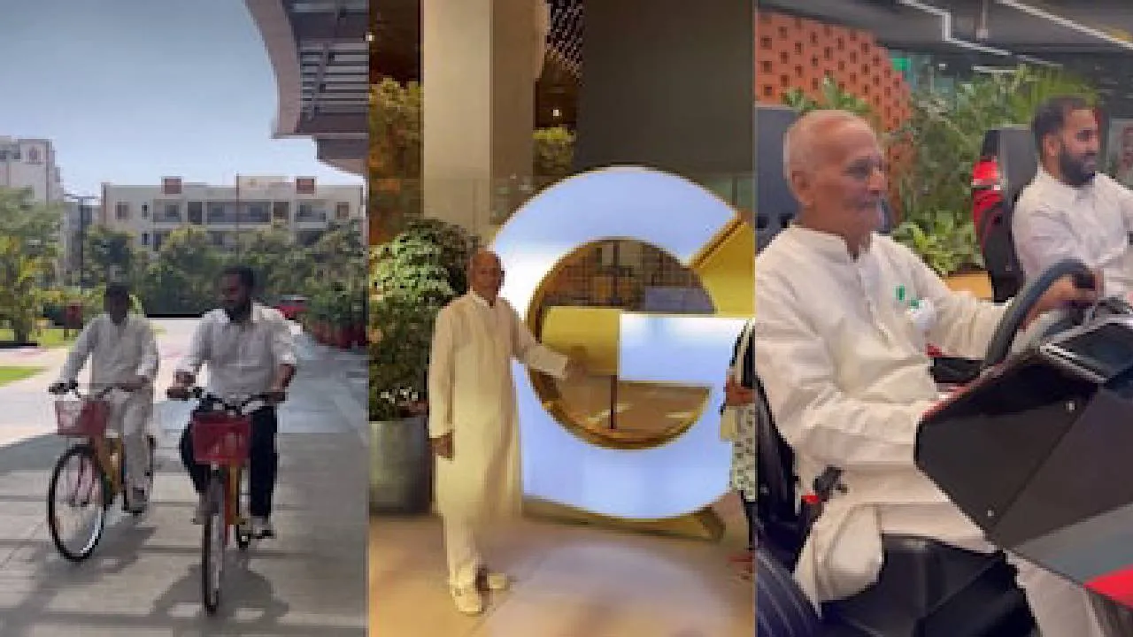 ಬೆಂಗಳೂರು ಗೂಗಲ್ ಕ್ಯಾಂಪಸ್‌ನಲ್ಲಿ ಮೊಮ್ಮಗನ ಜತೆ ಕಾಲ ಕಳೆದ ಅಜ್ಜ; ಹೃದಯಸ್ಪರ್ಶಿ ವಿಡಿಯೊ ಇಲ್ಲಿದೆ