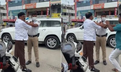 ಟ್ರಾಫಿಕ್ ಕಾನ್‌ಸ್ಟೇಬಲ್ ಮೇಲೆ ಹಲ್ಲೆ ಎಸಗಿದ ಜೆಡಿಎಸ್ ಮುಖಂಡ!