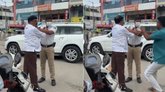 ಟ್ರಾಫಿಕ್ ಕಾನ್‌ಸ್ಟೇಬಲ್ ಮೇಲೆ ಹಲ್ಲೆ ಎಸಗಿದ ಜೆಡಿಎಸ್ ಮುಖಂಡ!