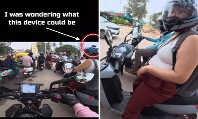 ಹಿಂದೆ ನಡೆದ ಕಹಿ ಘಟನೆ ತಪ್ಪಿಸಲು ಹೆಲ್ಮೆಟ್ ಕ್ಯಾಮೆರಾ ಬಳಸುತ್ತಿರುವ ಯುವತಿ!