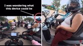 ಹಿಂದೆ ನಡೆದ ಕಹಿ ಘಟನೆ ತಪ್ಪಿಸಲು ಹೆಲ್ಮೆಟ್ ಕ್ಯಾಮೆರಾ ಬಳಸುತ್ತಿರುವ ಯುವತಿ!