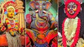 ಭೋಪಾಲ್‌ನಲ್ಲಿ ಗುಳಿಗ, ಪಂಜುರ್ಲಿ ದೈವದೊಂದಿಗೆ ಕಂಗೊಳಿಸುತ್ತಿರುವ ಗಣಪ