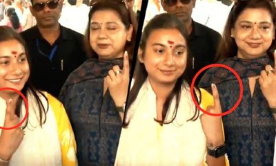 ಎರಡು ಬಾರಿ ಮತ ಚಲಾಯಿಸಿದ್ರಾ ಸಂಸದೆ? ವಿಡಿಯೋ ವೈರಲ್‌