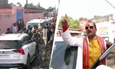 ಮತ ಚಲಾಯಿಸಲು ಬಂದಿದ್ದ ಡಿಸಿಎಂ ಮೇಲೆ ಚಪ್ಪಲಿ, ಕಲ್ಲು ತೂರಾಟ