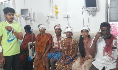 ಬೈಕ್ ನಿಲ್ಲಿಸಿದ್ದಕ್ಕೆ ಆರು ಜನರ ತಲೆಗೆ ಗಂಭೀರ ಪೆಟ್ಟು..!!