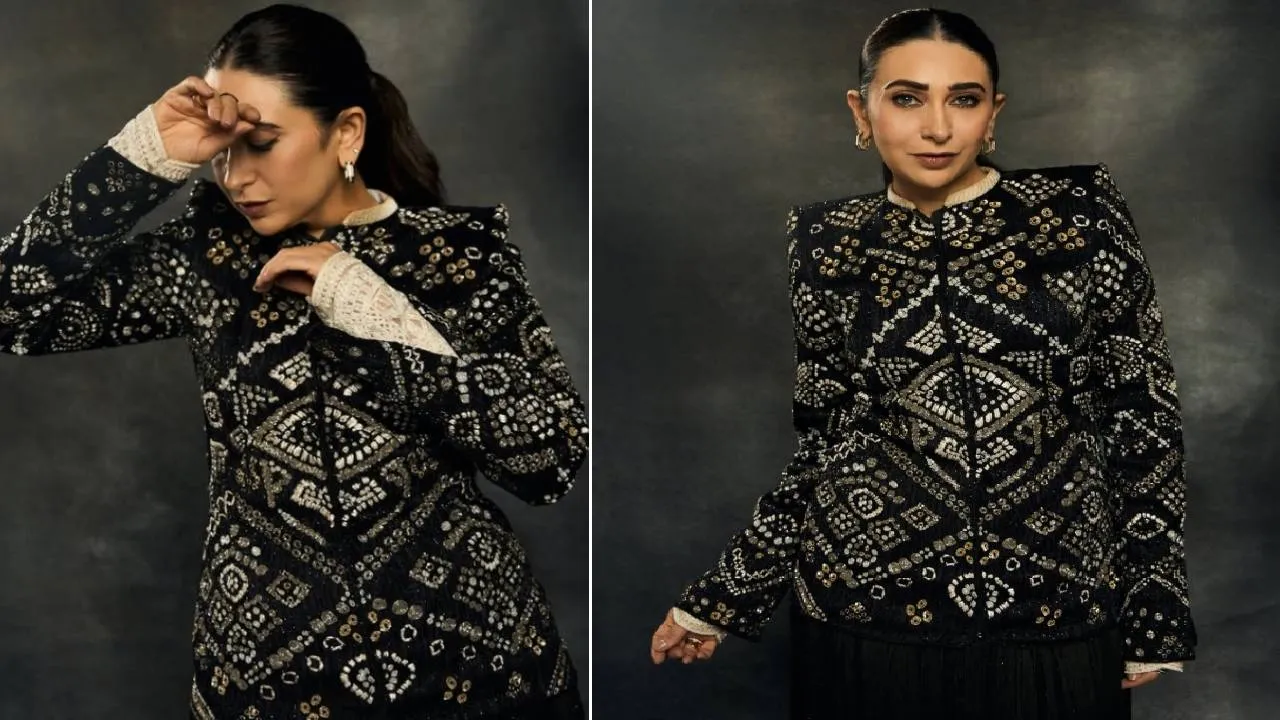 Star Fashion 2026: ಡಿಸೈನರ್‌ ಜಾಕೆಟ್‌ ಫ್ರಿಂಜ್‌ ಸ್ಕರ್ಟ್‌ನಲ್ಲಿ ಮಿನುಗಿದ ಕರೀಷ್ಮಾ ಕಪೂರ್‌ - Image 1