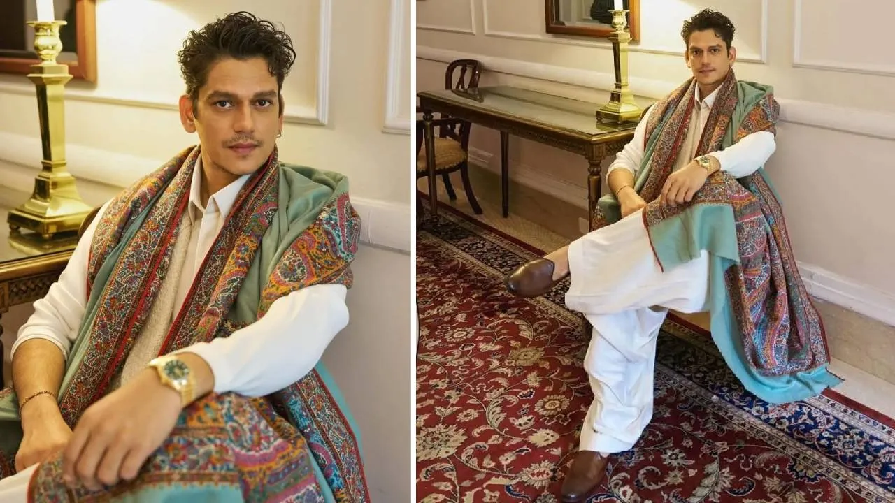 Star Fashion 2025: ವಿಂಟರ್‌ ಲುಕ್‌ಗಾಗಿ ಕಾಶ್ಮೀರಿ ಶಾಲನ್ನು ಹೊದ್ದುಕೊಂಡ ವಿಜಯ್‌ ವರ್ಮಾ - Image 2