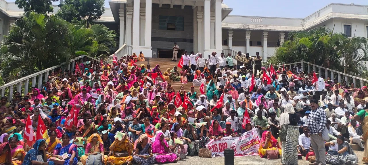 CITU: ಸಿಐಟಿಯುನಿಂದ ಕನಿಷ್ಠ ವೇತನಕ್ಕಾಗಿ ಆಗ್ರಹಿಸಿ ಪ್ರತಿಭಟನೆ
