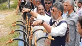 ಪಾದಚಾರಿ ಮಾರ್ಗ ಒತ್ತುವರಿ ತೆರವು ಮುಂದುವರೆಯಲಿದೆ: ಡಿ.ಕೆ. ಶಿವಕುಮಾರ್