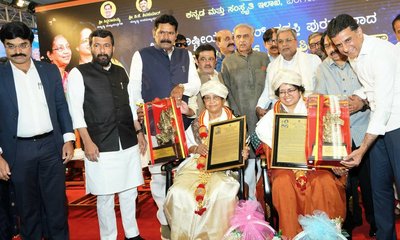 ಬಾನು ಮುಷ್ತಾಕ್, ದೀಪಾ ಭಾಸ್ತಿ ಅವರಿಗೆ 10 ಲಕ್ಷ ನಗದು ಪುರಸ್ಕಾರ