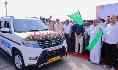 ಆರೋಗ್ಯ ಸೇತು ಸಂಚಾರಿ ಆರೋಗ್ಯ ಘಟಕಕ್ಕೆ ಸಿಎಂ ಚಾಲನೆ