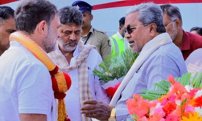 ರಾಹುಲ್ ಗಾಂಧಿ ಜತೆಗೆ ರಾಜಕಾರಣ ಚರ್ಚೆ ಮಾಡಿಲ್ಲ: ಸಿಎಂ ಸಿದ್ದರಾಮಯ್ಯ