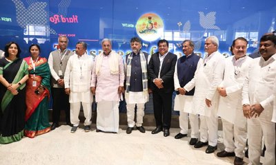 ಕೆಂಪೇಗೌಡ ವಿಮಾನ ನಿಲ್ದಾಣದಲ್ಲಿ ಆಕರ್ಷಕ ಕಲಾಲೋಕ ಮಳಿಗೆಗೆ ಸಿಎಂ ಚಾಲನೆ