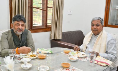 ಇಬ್ಬರೂ ಒಟ್ಟಿಗೆ ಸಾಗುವುದೇ ನಮ್ಮ ನಡುವೆ ಆಗಿರುವ ಒಪ್ಪಂದ : ಸಿಎಂ