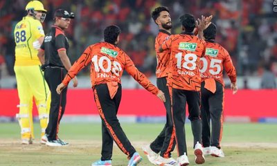 ಸಿಎಸ್‌ಕೆ ಎದುರು ಕೊನೆಯ ಓವರ್‌ ಥ್ರಿಲ್ಲರ್‌ ಗೆದ್ದ ಎಸ್‌ಆರ್‌ಎಚ್‌!