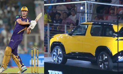 ಸಿಕ್ಸ್‌ ಹೊಡೆದು ಟಾಟಾ ಸಿಯೆರಾ ಕಾರಿಗೆ ಡೆಂಟ್‌ ಮಾಡಿದ ಗ್ರೀನ್!