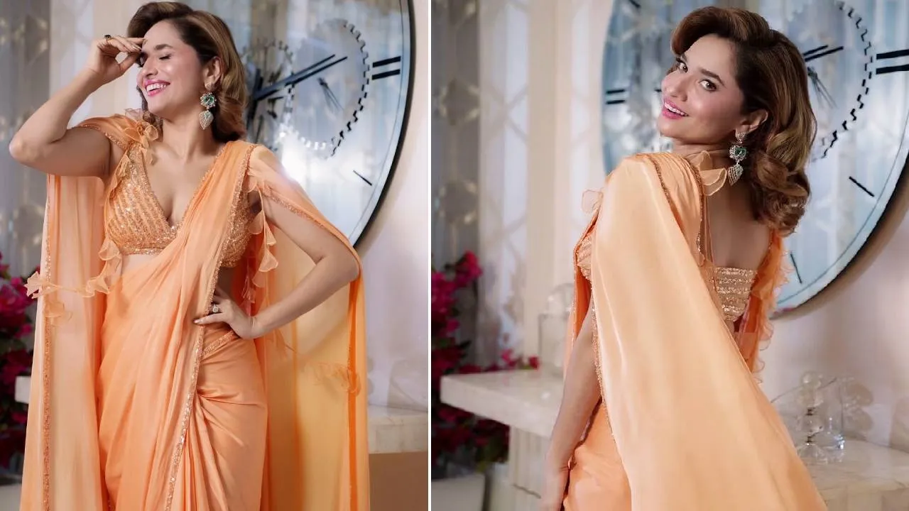 Saree Fashion 2026: ಕೇಪ್‌ ಡಿಸೈನ್‌ನ ಸಾದಾ ಸೀರೆಯ ಸ್ಟೈಲಿಂಗ್‌ಗೆ ಇಲ್ಲಿವೆ ಐಡಿಯಾ - Image 1