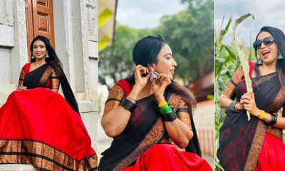 ಸಿಂಪಲ್‌ ಲಂಗ-ದಾವಣಿ ಲುಕ್‌ನಲ್ಲಿ ಮಿಂಚಿದ ನಟಿ ಭೂಮಿಕಾ!