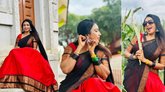 ಸಿಂಪಲ್‌ ಲಂಗ-ದಾವಣಿ ಲುಕ್‌ನಲ್ಲಿ ಮಿಂಚಿದ ನಟಿ ಭೂಮಿಕಾ!