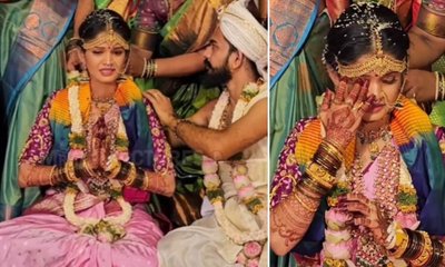 ತಾಳಿ ಕಟ್ಟುವಾಗ ಕಣ್ಣೀರಿಟ್ಟ ಚೈತ್ರಾ ಕುಂದಾಪುರ: ವಿಡಿಯೋ