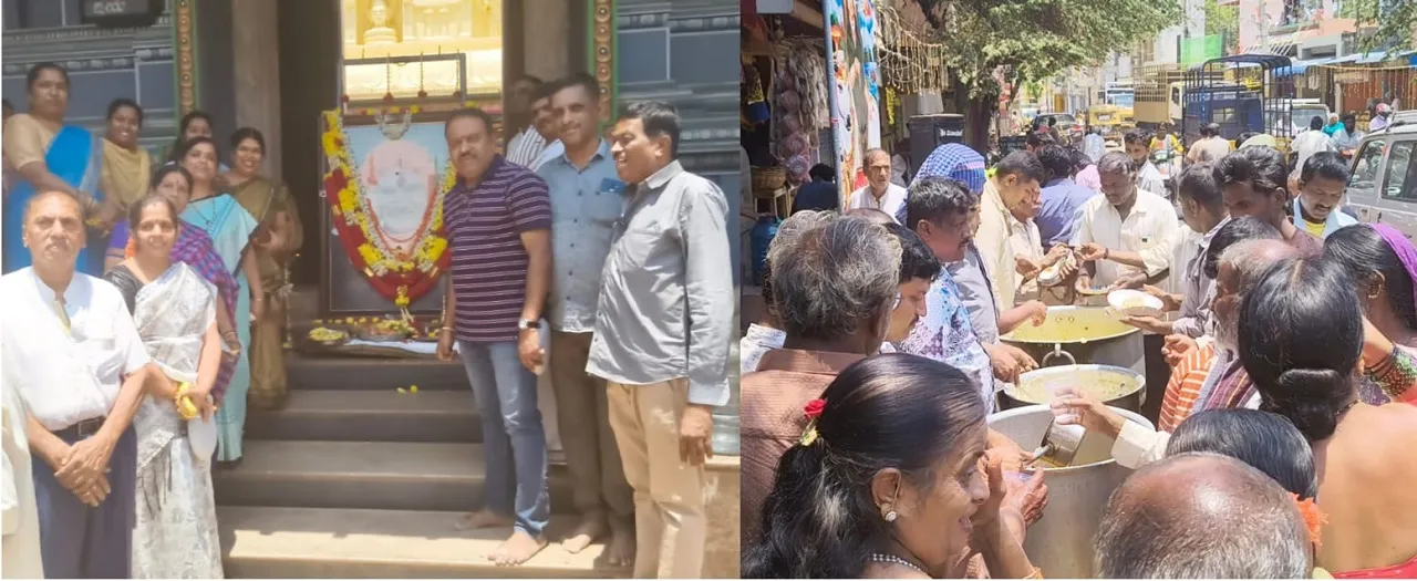 Shidlaghatta News: ಶಿಡ್ಲಘಟ್ಟದಲ್ಲಿ ಶಿವಕುಮಾರ ಸ್ವಾಮೀಜಿ ಜಯಂತಿ: ಅನ್ನದಾಸೋಹ ಮೂಲಕ ಭಕ್ತರ ನಮನ