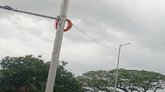 ರೈಲ್ವೇ ಮೇಲ್ಸೇತುವೆ ಮೇಲೆ ಎಲ್‌ಇಡಿ ಲೈಟುಗಳ ಅಳವಡಿಕೆ