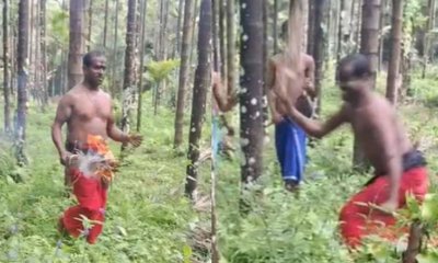 ಕಾಂತಾರ ಸ್ಟೈಲ್‌ನಲ್ಲಿ ಪಂಜು ಹಿಡಿದು ಮಹಿಳೆ ಮೇಲೆ ಹಲ್ಲೆ ಮಾಡಿದ ವ್ಯಕ್ತಿ!