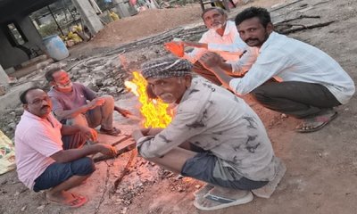 Freezing cold: ಕೊರೆಯುವ ಚಳಿಗೆ ಕಲ್ಯಾಣದ ಜನರು ತತ್ತರ