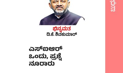 ಎಸ್ʼಐಆರ್‌ ಒಂದು, ಪ್ರಶ್ನೆ ನೂರಾರು