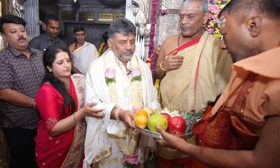 ನನಗೆ ಏನು ಬೇಕೋ ಅದನ್ನು ಪ್ರಾರ್ಥನೆ ಮಾಡಿದ್ದೇನೆ ಎಂದ ಡಿಕೆಶಿ