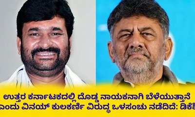 ಬಿಜೆಪಿಯವರ ಒಳಸಂಚಿನಿಂದ ವಿನಯ್‌ ಕುಲಕರ್ಣಿಗೆ ತೊಂದರೆ: ಡಿಕೆಶಿ