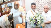 ದೇವೇಗೌಡ, ಯಡಿಯೂರಪ್ಪರನ್ನು ಭೇಟಿಯಾಗಿ ಆಶೀರ್ವಾದ ಪಡೆದ ಡಿಕೆಶಿ