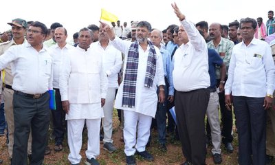 ರೈತರ ಹಿತ ಕಾಪಾಡಿ ಎತ್ತಿನಹೊಳೆ ನೀರನ್ನು ತೆಗೆದುಕೊಂಡು ಹೋಗುತ್ತೇವೆ: ಡಿಕೆಶಿ