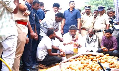 ಎಪಿಎಂಸಿಗೆ ಸಿಎಂ ಡಿಕೆ ಹಠಾತ್ ಭೇಟಿ