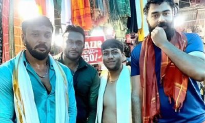 ಕೇರಳದ ಕೊಟ್ಟಿಯೂರ್‌ ಕ್ಷೇತ್ರಕ್ಕೆ ದರ್ಶನ್ ಭೇಟಿ