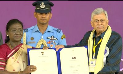 ‘ದಾದಾಸಾಹೇಬ್ ಫಾಲ್ಕೆ’ ಪ್ರಶಸ್ತಿ ಸ್ವೀಕರಿಸಿದ ಹಿರಿಯ ನಟ ಅನಂತ್ ನಾಗ್