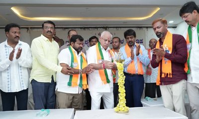 ದಾವಣಗೆರೆ ಕ್ಷೇತ್ರದ ಬಿಜೆಪಿ ಅಭ್ಯರ್ಥಿ ಪರ ಬಿಎಸ್‌ವೈ ಮತಯಾಚನೆ