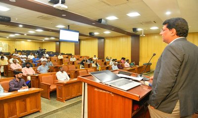 ನಗರಗಳ ನೀರಿನ ಬಳಕೆ ಕುರಿತ ತರಬೇತಿಗೆ ಜಿಲ್ಲಾಧಿಕಾರಿ ಜಿ.ಪ್ರಭು ಚಾಲನೆ